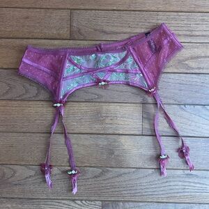 For Love & Lemons coquette rosette garter belt